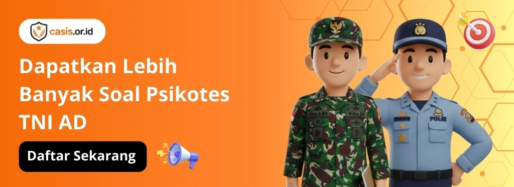 Soal Psikotes TNI AD