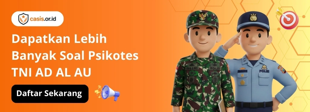 Soal Psikotes TNI AD AL AU