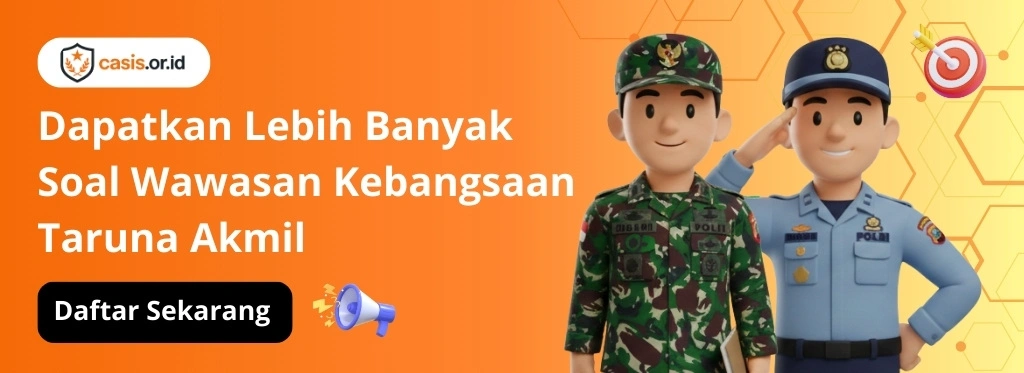 Soal Wawasan Kebangsaan Taruna Akmil