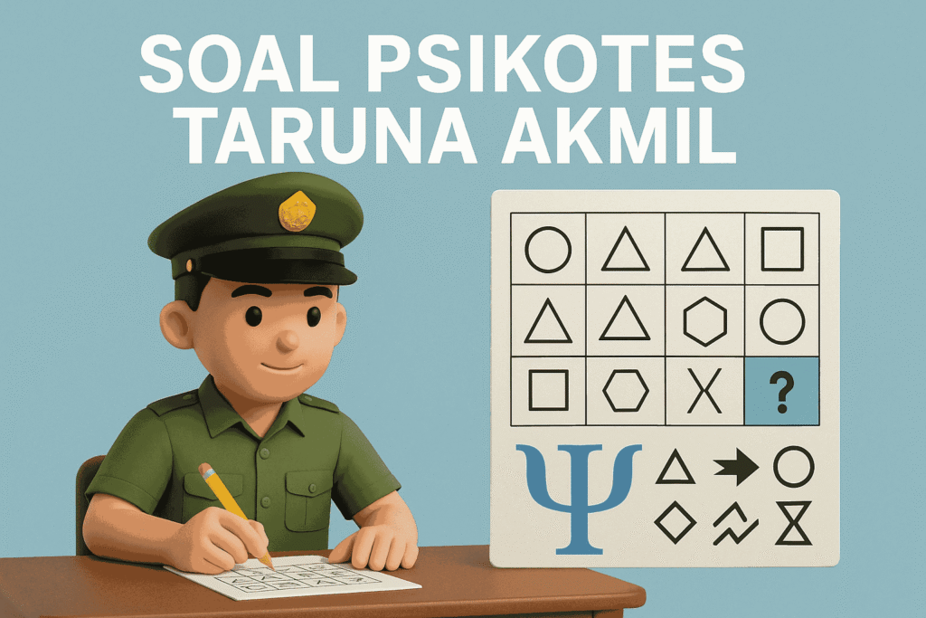 100 Soal Psikotes Taruna Akmil + Pembahasan (logika, kepribadian, konsentrasi)