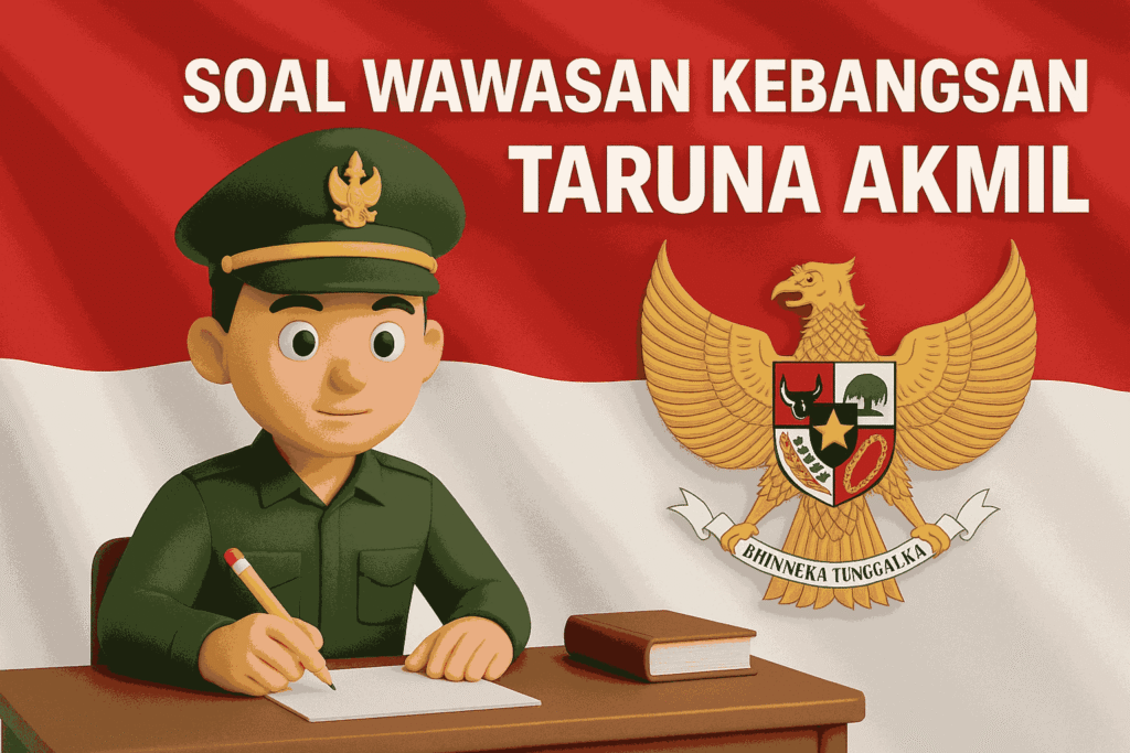 100 Soal Wawasan Kebangsaan Taruna Akmil + Kunci Jawaban Kisi Kisi