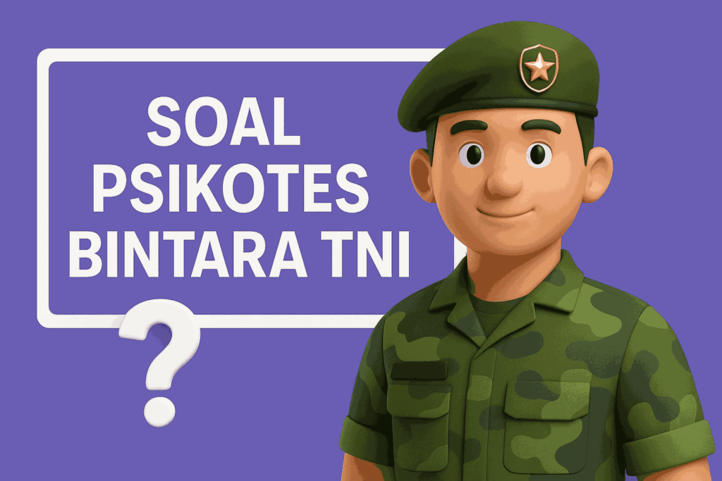 100+ Soal Psikotes Bintara TNI + Kisi Kisi Kunci Jawaban