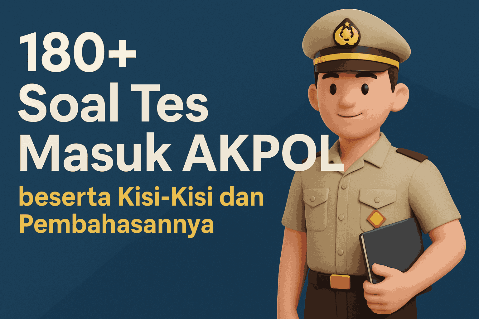 180+ Soal Tes Masuk AKPOL beserta Kisi-Kisi dan Pembahasannya
