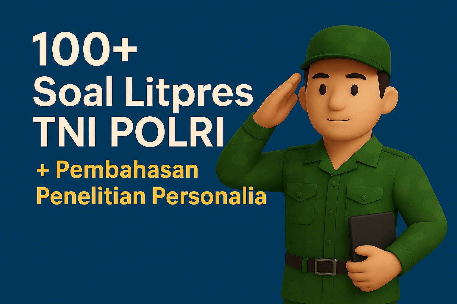 100+ Soal Litpress TNI POLRI + Pembahasan Penelitian Personalia
