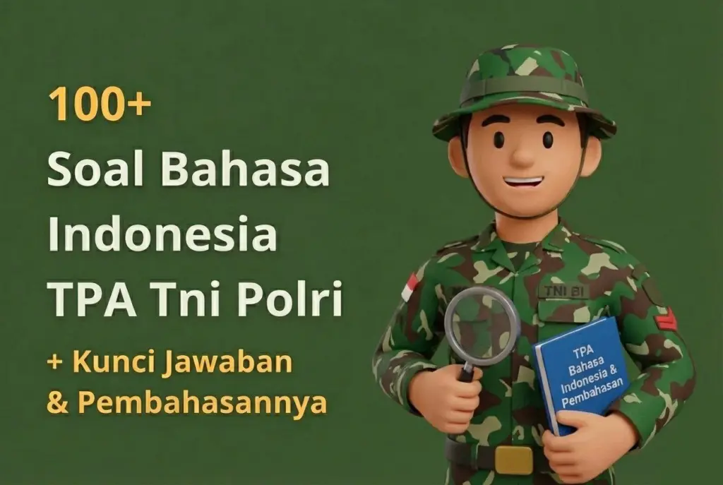 100+ Soal Bahasa Indonesia TPA Tni Polri & Pembahasannya